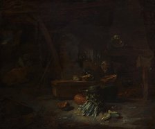 Interior of a Kitchen, ca. 1642-44. Creator: Willem Kalf.