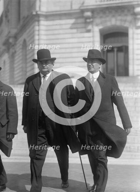 John Hollis Bankhead, Rep. from Alabama, with Son, William B. Bankhead, 1917. Creator: Harris & Ewing.