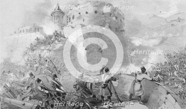 'Siege of Sebastopol. Near Entrance of the French into the Town', c1850s.  Creator: Unknown.