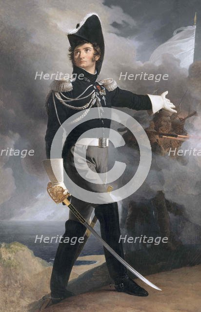 General Louis Duverger, marquis de La Rochejaquelein (1777-1815), ca 1819. Creator: Guérin, Pierre Narcisse, Baron (1774-1833).