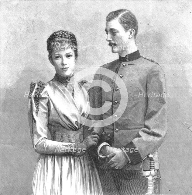 ''The Austrian Imperial Wedding; Archduchess Marie Valerie to Archduke Franz Salavator', 1890. Creator: Unknown.
