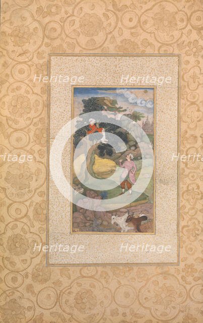 Folio from the Kathasaritsagara, ca. 1590. Creator: Unknown.