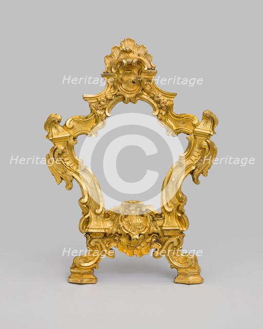 Carta Gloria Frame, Italy, 1765/66. Creator: Leandro Gagliardi.