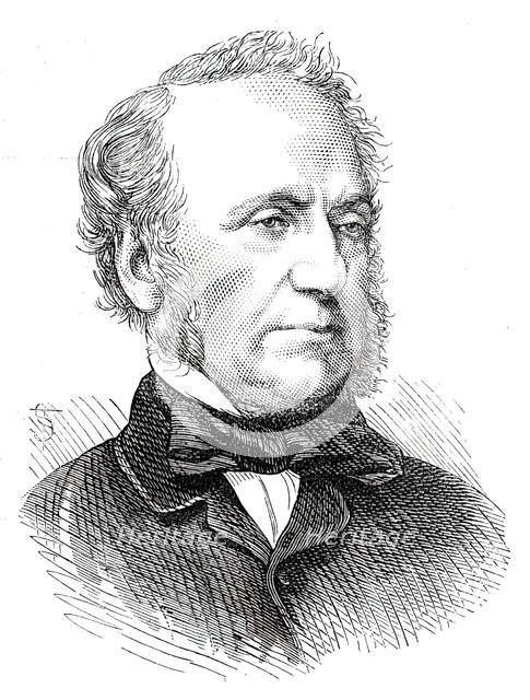 The late Mr. Salter, artist, 1876. Creator: Unknown.