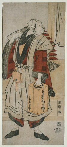 The Actor Matsumoto Koshiro IV as the Boatman Minagawa Shin'emon of Reisengasak..., 1794 (Kansei 6). Creator: Toshusai Sharaku.