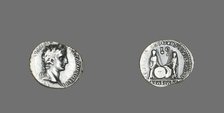 Denarius (Coin) Portraying Emperor Augustus, 2 BCE-4 CE. Creator: Unknown.