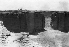 Samarra city from the Malwiya tower, Mesopotamia, 1918. Artist: Unknown