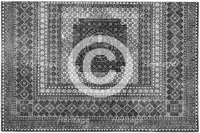 The International Exhibition: floorcloth, by Messrs. Hare and Co., of Bristol, 1862.  Creator: Unknown.