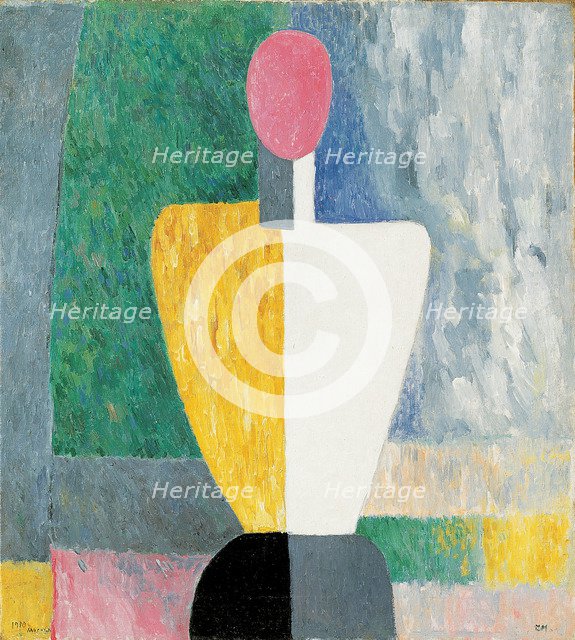 Torso (Figure with Pink Face)', 1928-1932.  Artist: Kazimir Malevich