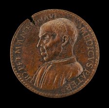 Giampietro Mantova Benavides, died 1520, Paduan Physician [obverse], 1520 or after. Creator: Giovanni da Cavino.