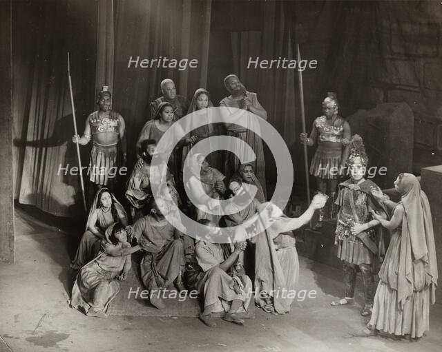 Woman pleading, close-up, 1938. Creator: Unknown.