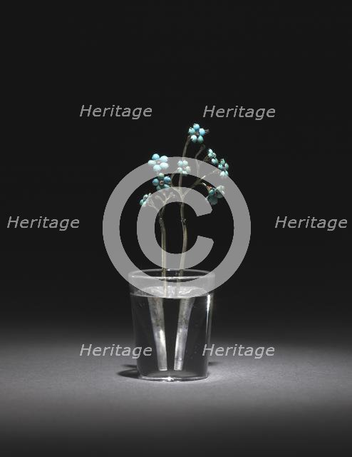 Forget-Me-Nots, late 1800s-early 1900s. Creator: Peter Carl Fabergé (Russian, 1846-1920), firm of.