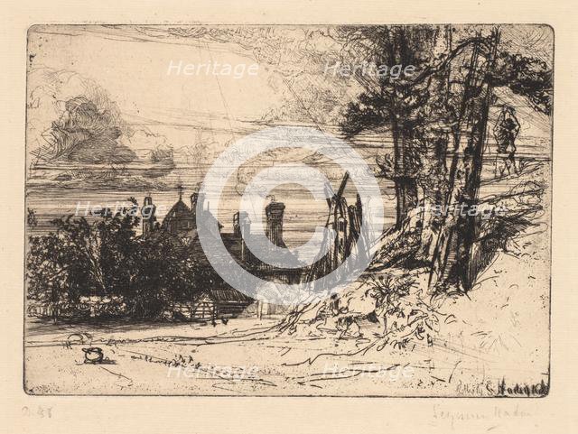 Horsley’s House at Willesley, 1865. Creator: Francis Seymour Haden (British, 1818-1910).