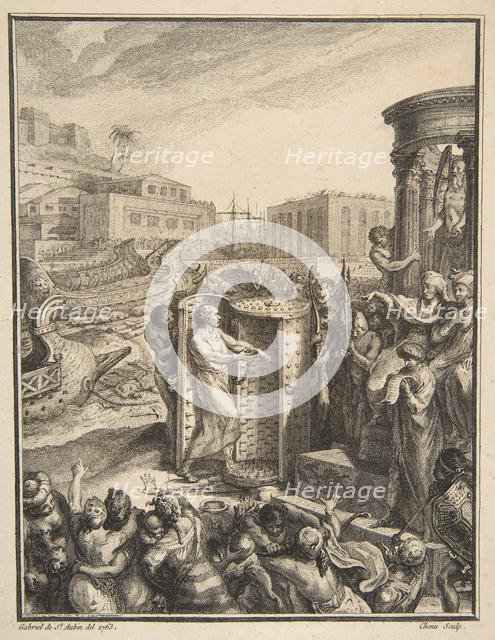 Regulus Condemned to the Most Horrible Torture, 18th century. Creator: Pierre Chenu.