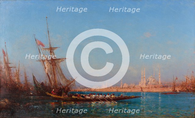 View of Istanbul, Second Half of the 19th cen.. Artist: Ziem, Felix-Francois George (1821-1911)