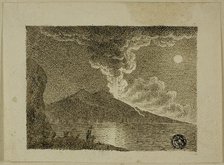 Eruption of Vesuvius, 1800/49. Creator: Robert Bradstreet.
