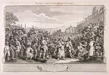'The idle 'prentice executed at Tyburn', plate XI of Industry and Idleness, 1747. Artist: William Hogarth