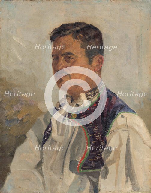 Self-Portrait, 1925-1935. Creator: Anton Frolka.