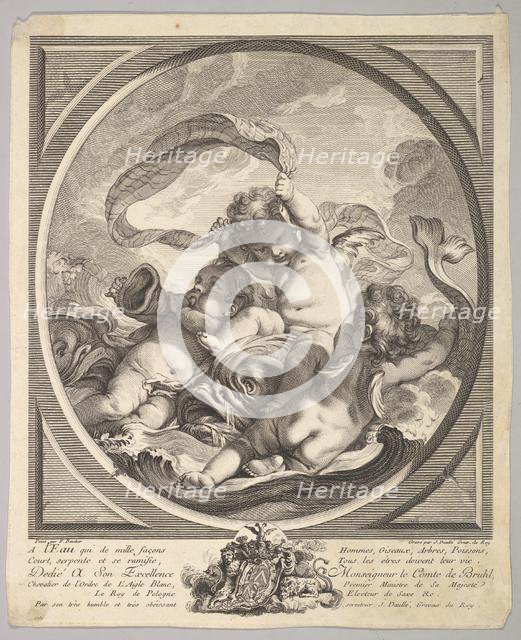 Water, ca. 1748. Creator: Jean Daullé.