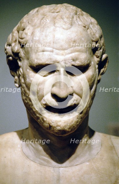 Demosthenes, Athenian orator and statesman. Artist: Unknown