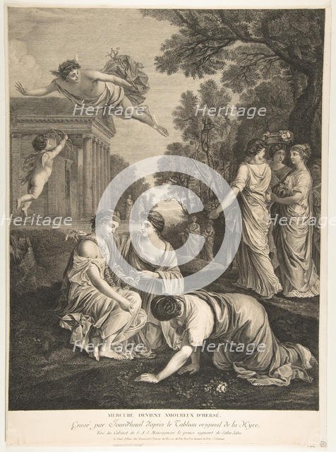 Mercury and Herse.n.d. Creator: Francois Jourd'heuil.