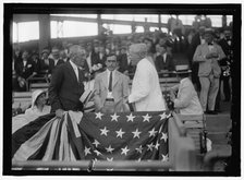 Wilson, Woodrow, at baseball game, between 1910 and 1920. Creator: Harris & Ewing.