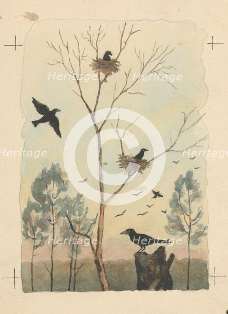 Crow, 1950-1953. Creator: Andrej Kovacik.