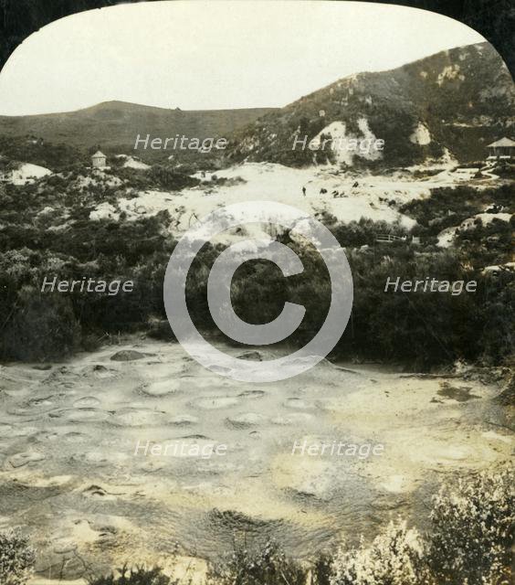 'The Porridge Pot, Whaka, Rotorua, New Zealand', c1909.  Creator: George Rose.