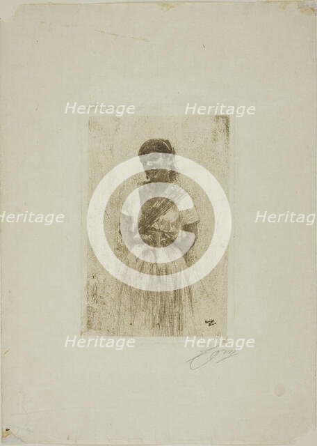 Pepita, 1883. Creator: Anders Leonard Zorn.