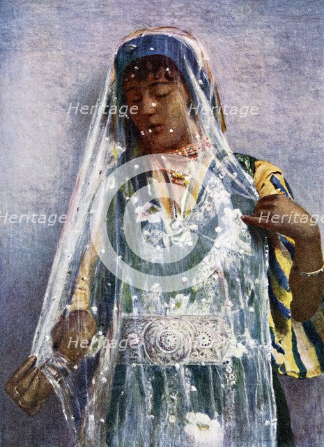 An Arab bride.Artist: E Frechon