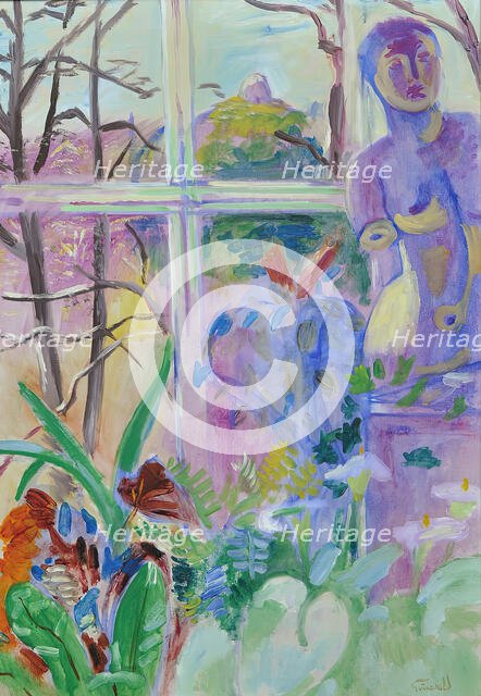 Venus in the flower window, 1939. Creator: Isaac Grunewald.