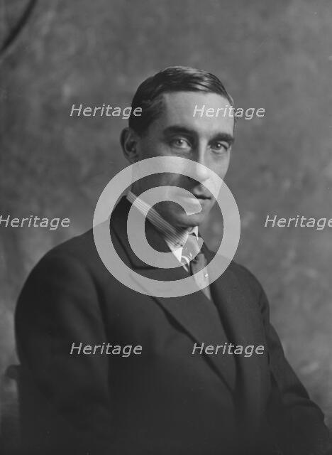 Mr. H.T. Robson, portrait photograph, 1919 Mar. 22. Creator: Arnold Genthe.