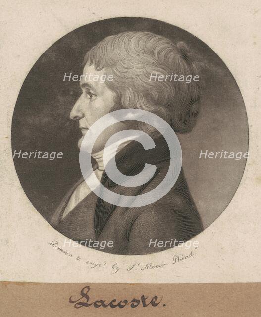 Lacoste, 1802. Creator: Charles Balthazar Julien Févret de Saint-Mémin.