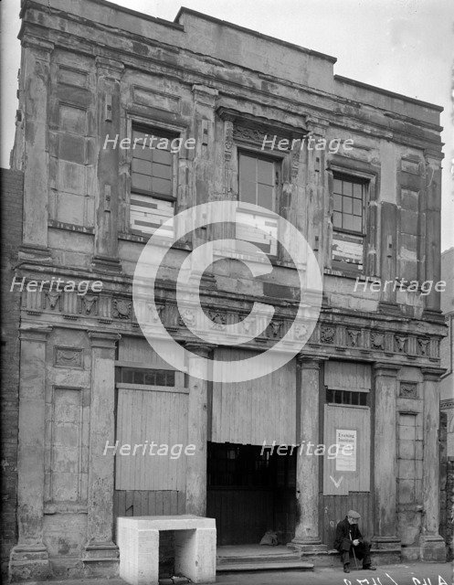 Derelict building on Alcester Street, Birmingham, West Midlands, 1941. Artist: GB Mason