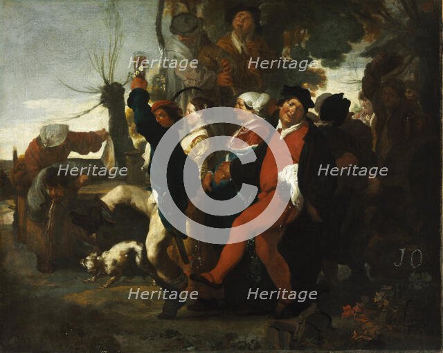 Village Wedding Procession, c1616-1618. Creator: Liss, Johann (1597-1631).