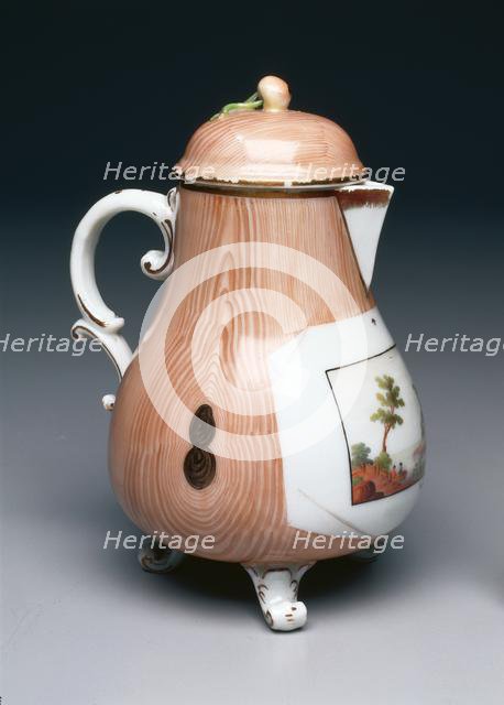 Covered Jug, c. 1780. Creator: Niderviller Factory (French).