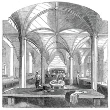 The kitchen of Lincoln's Inn New Buildings, 1845. Creator: Unknown.