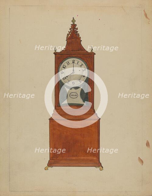 Clock, 1935/1942. Creator: John Dieterich.