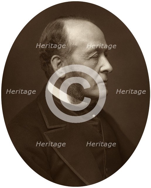 Gathorne Hardy, 1st Viscount Cranbrook, politician and statesman, 1881. Artist: Unknown