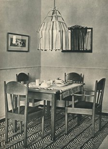 'Dining-Table and Chairs designed by Willem Penaat', 1928. Artist: Unknown.