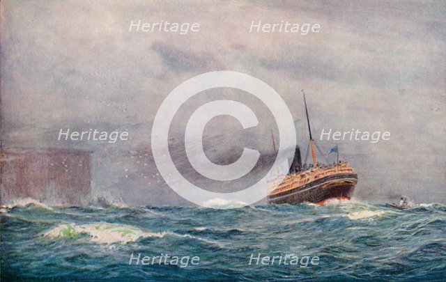 'A P. & O. Steamer Outward Bound', 1913. Artist: Percy Frederick Seaton Spence.