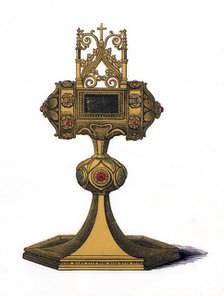 Reliquary, 15th century, (1843).Artist: Henry Shaw