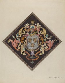 Coat of Arms, c. 1936. Creator: William Roberts.