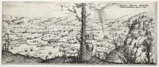 Landscape with the conversion of saulus, 1545. Creator: Augustin Hirschvogel (German, 1503-1553).