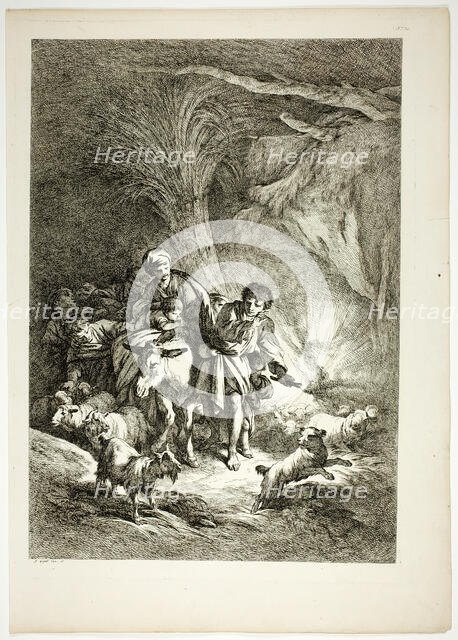 Plate 30 of 38 from Oeuvres de J. B. Huet, 1796–99. Creator: Jean Baptiste Marie Huet.