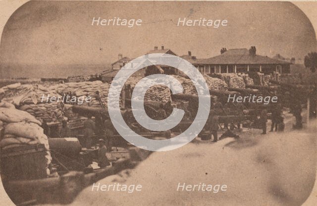 The Evacuation of Fort Sumter, April 1861, April 1861. Creator: Edward Anthony.