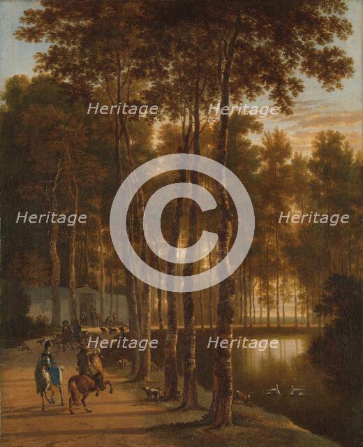 The Avenue of Birches, 1660-1685. Creator: Jan Hackaert.