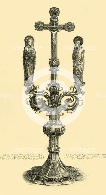 Branched altar cross, 14th-15th century, (1881).  Creator: J S Goepel.