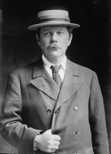 Conan Doyle, 1913. Creators: Bain News Service, George Graham Bain.