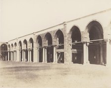 Le Kaire, Mosquée d'Amrou - Intérieur - Côté du Sanctuaire, 1851-52, printed 1853-54. Creator: Félix Teynard.